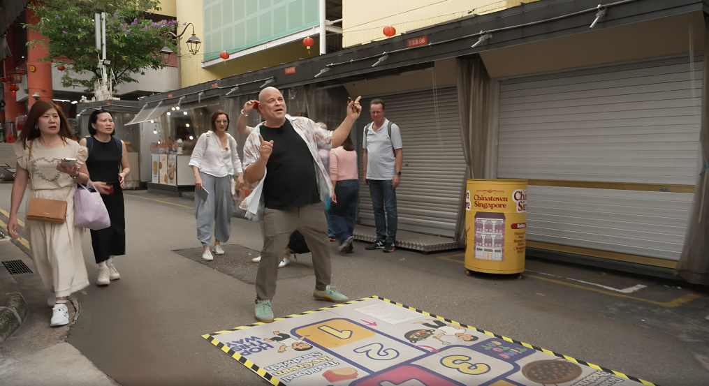 Ekrānuzņēmums no raidījuma "Četri uz koferiem"