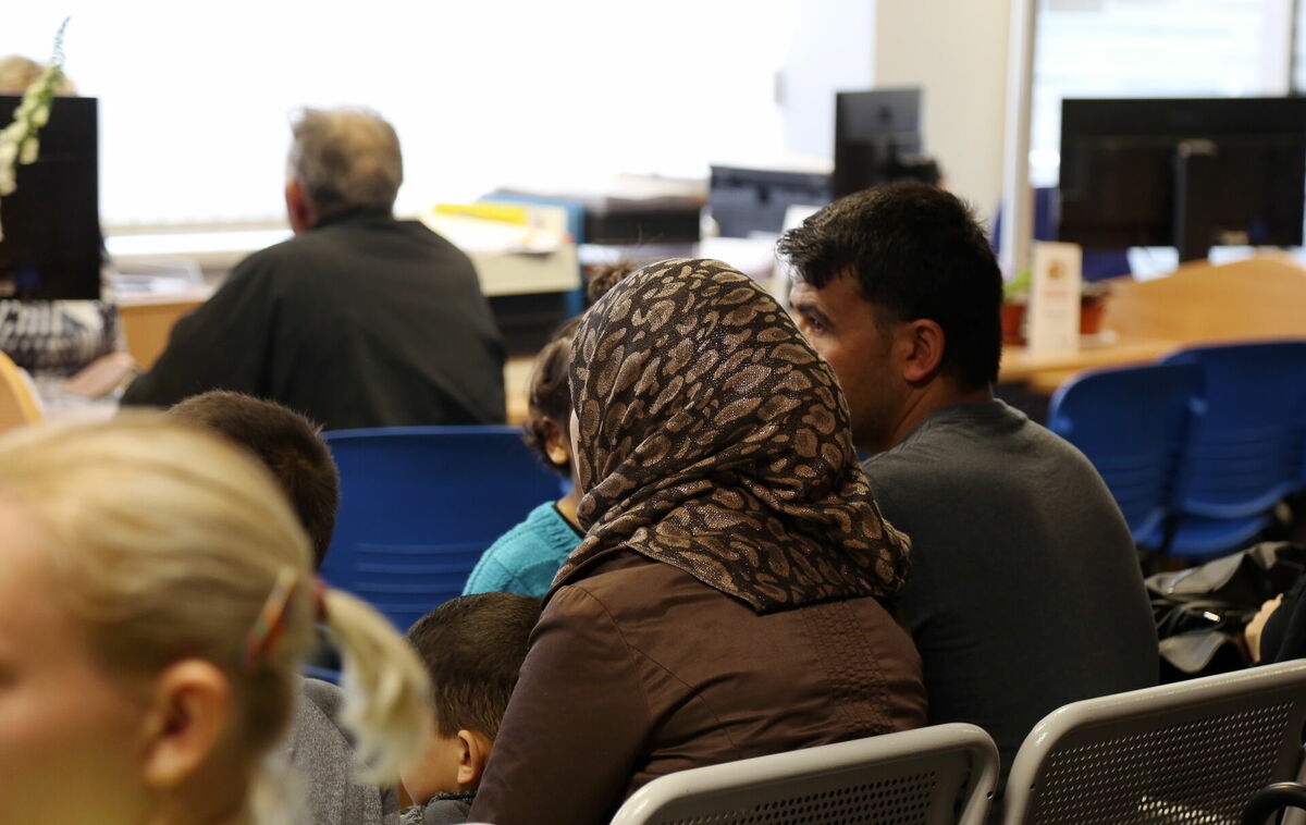 Imigranti Latvijā. Foto: Edijs Pālens/LETA