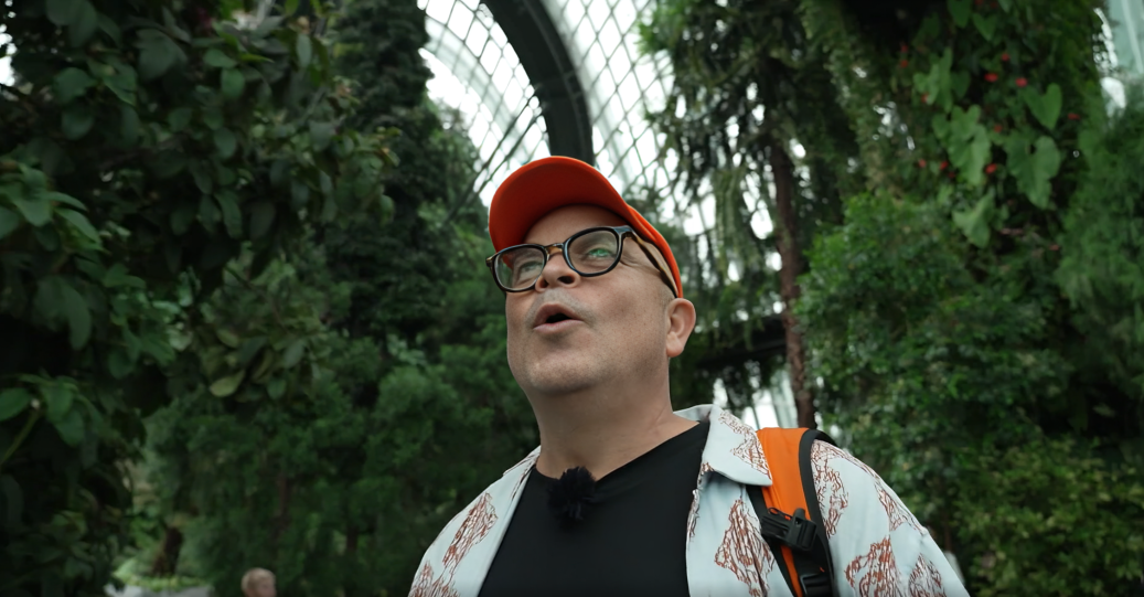 Ekrānuzņēmums no raidījuma "Četri uz koferiem"