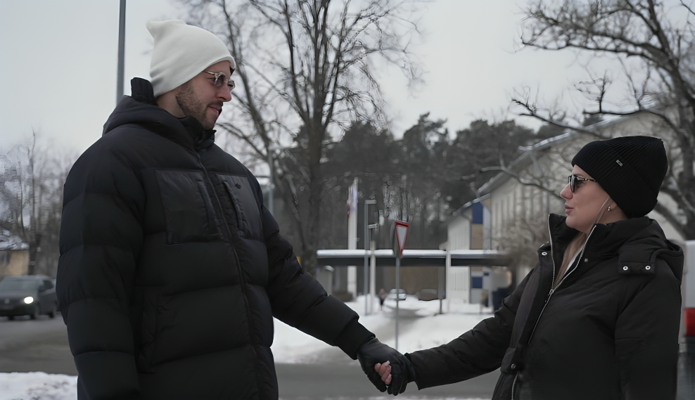 Ekrānuzņēmums no raidījuma "Ģimene burkā"