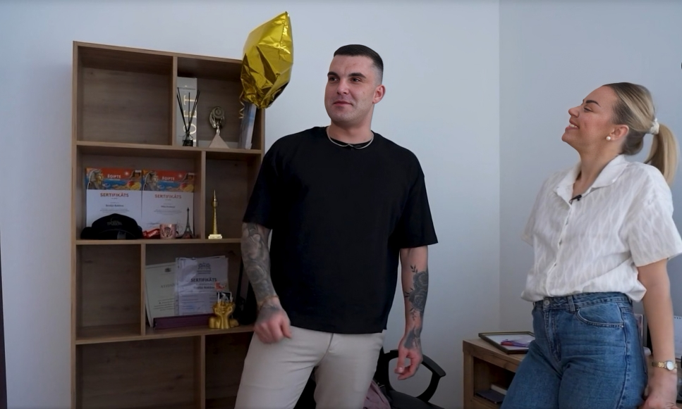 Foto: Ekrānuzņēmums no raidījuma "Slavenības. Bez filtra"