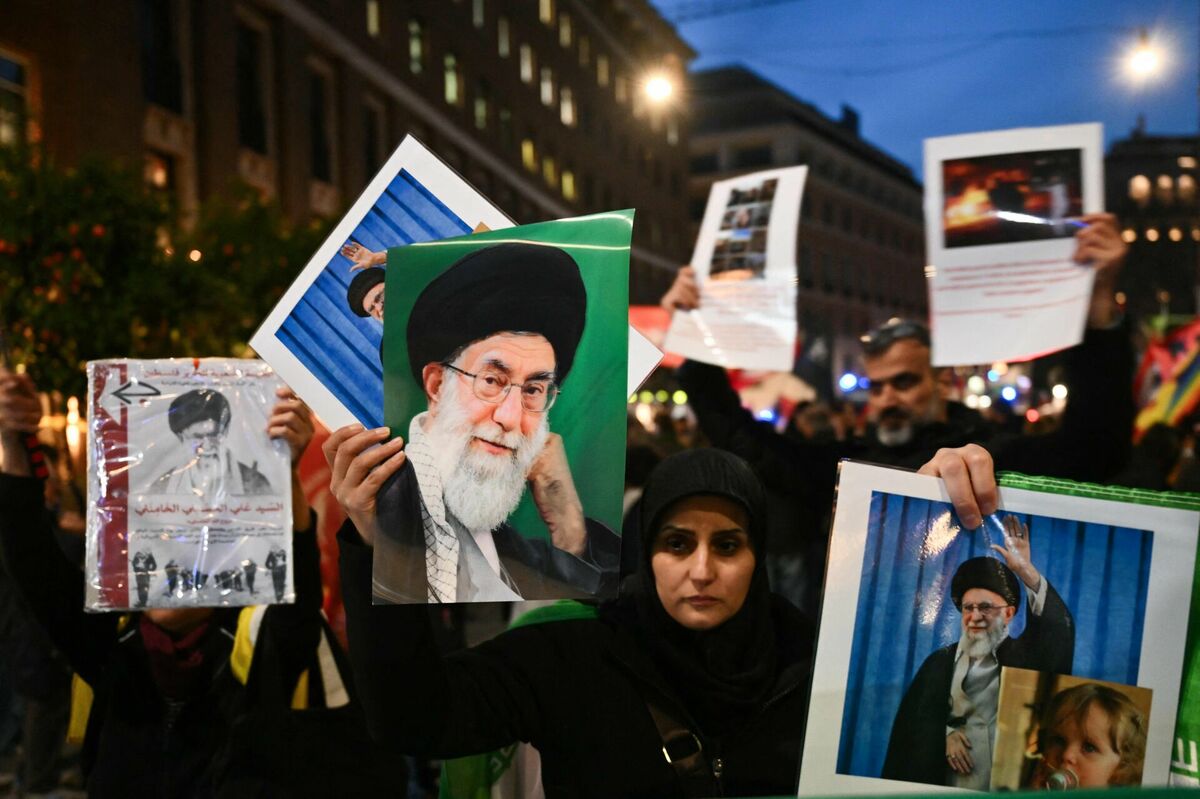 Nogalinātais Irānas augstais līderis ajatolla Ali Hamenei. Foto: Alberto PIZZOLI / AFP