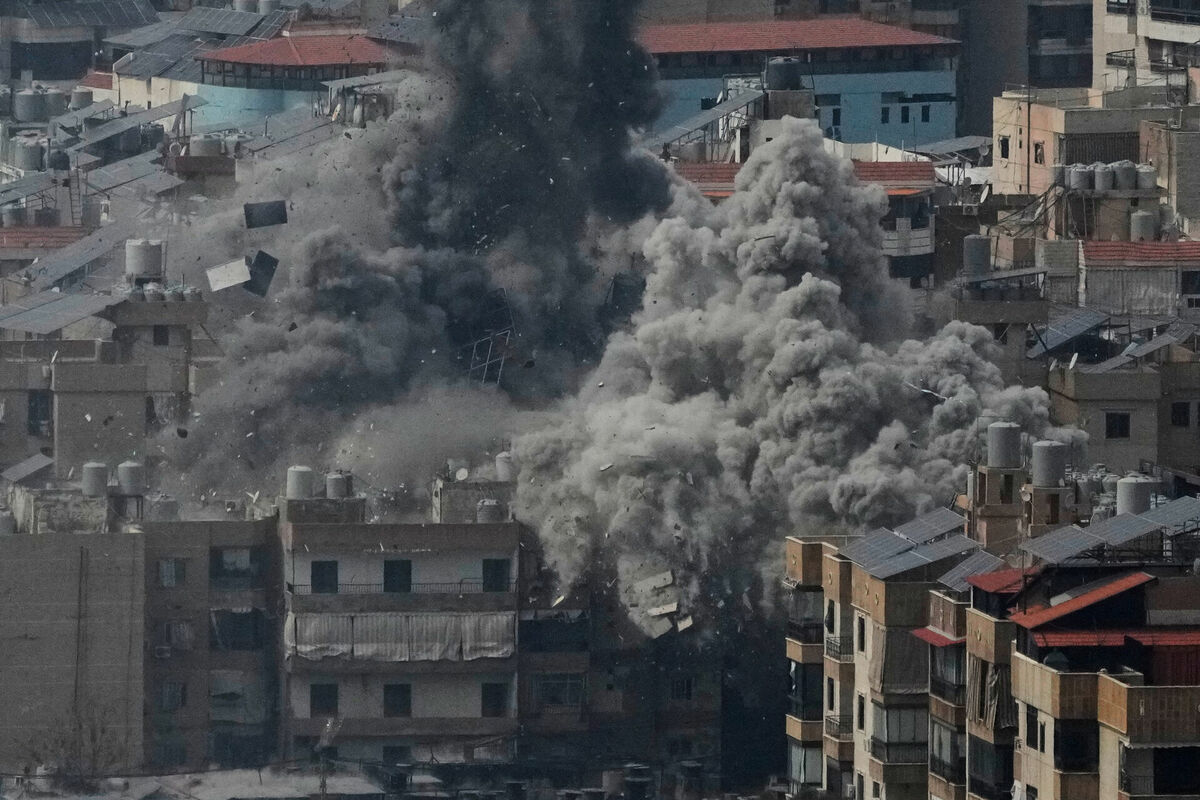 Postījumi Libānā. Foto: AP Photo/Hussein Malla