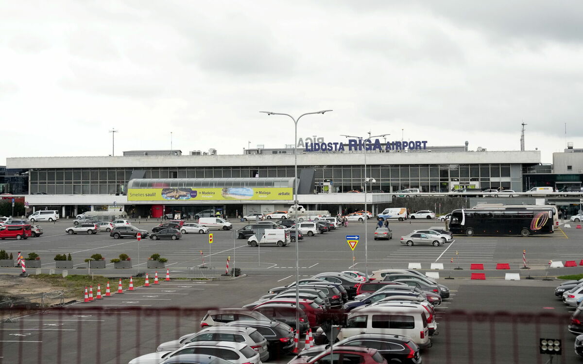 Rīgas lidostas teritorija. Foto: LETA