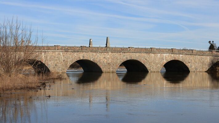Pārplūdusi Abava pie KandavasFoto: Daiga Rēdmane