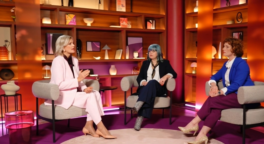 Foto: Ekrānuzņēmums no raidījuma "Dāmas ar Drāmu"