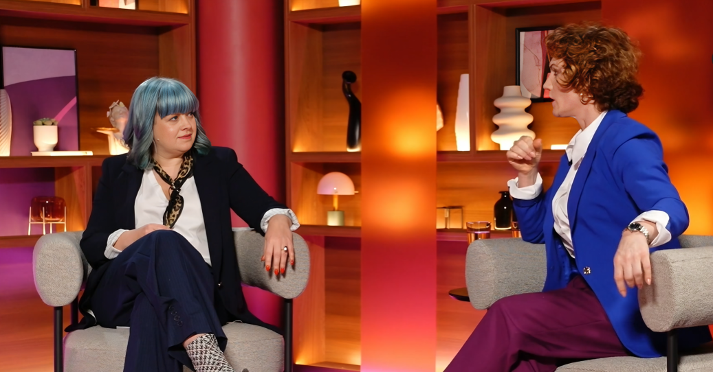 Foto: Ekrānuzņēmums no raidījuma "Dāmas ar Drāmu" 