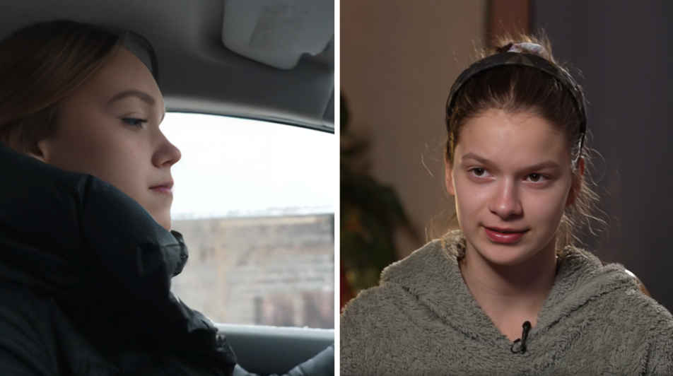 Ekrānuzņēmumi no raidījuma "Ģimene burkā"