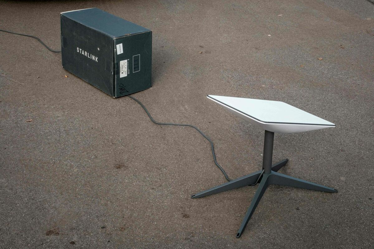 Satelītinternets "Starlink". Foto: AFP/Scanpix