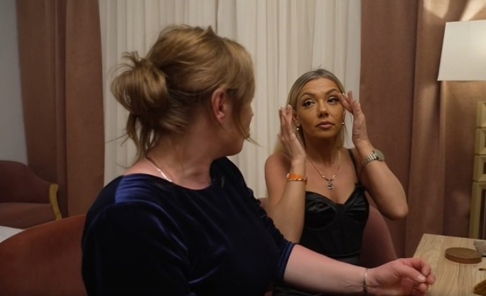 Ekrānuzņēmums no raidījuma "Slavenības. Bez filtra"