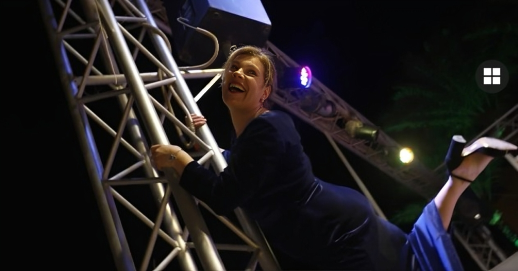 Ekrānuzņēmums no šova "Slavenības. Bez filtra"