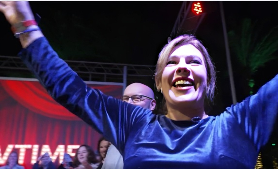 Ekrānuzņēmums no šova "Slavenības. Bez filtra"