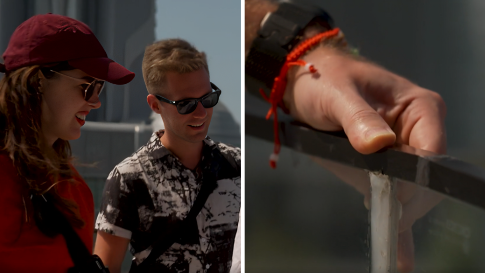 Ekrānuzņēmums no raidījuma "Četri uz koferiem"