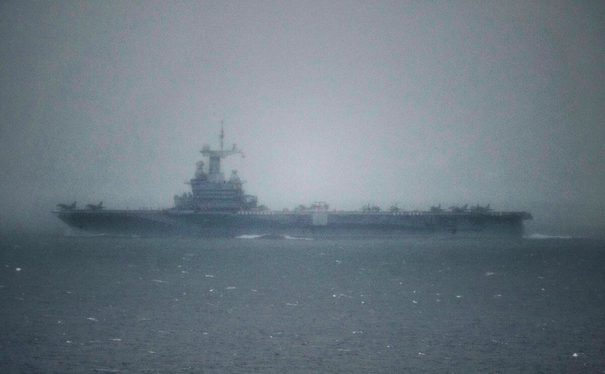 "Charles-de-Gaulle" kuģis. Foto: JORGE GUERRERO / AFP / Scanpix