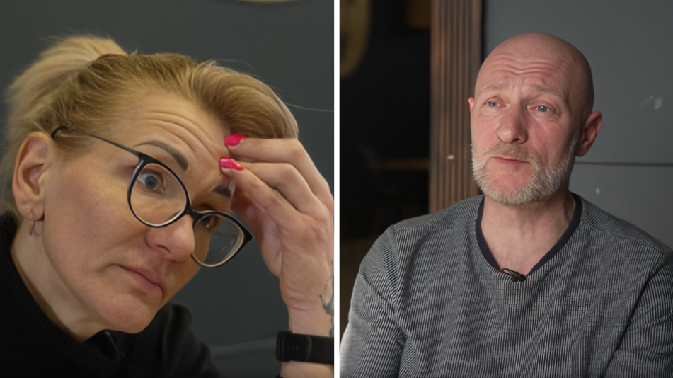 Ekrānuzņēmumi no raidījuma "Ģimene burkā"