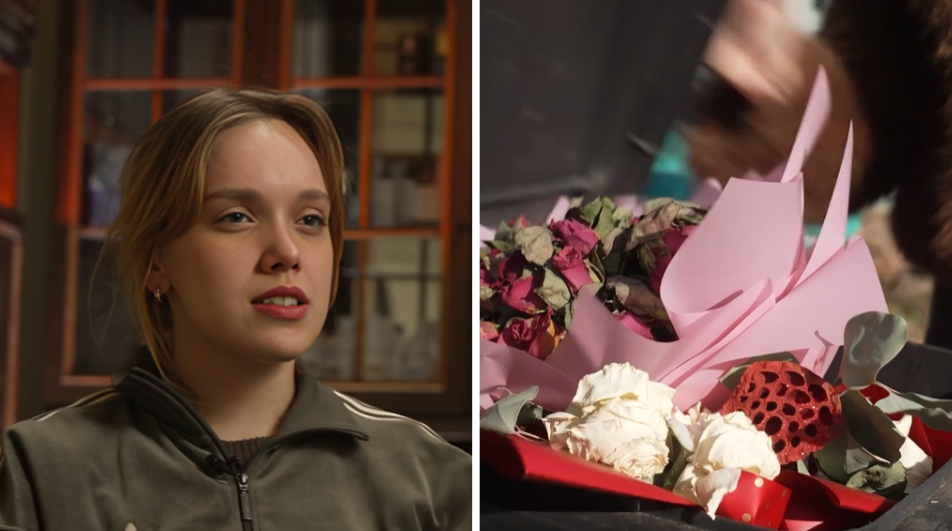 Ekrānuzņēmumi no raidījuma "Ģimene burkā"