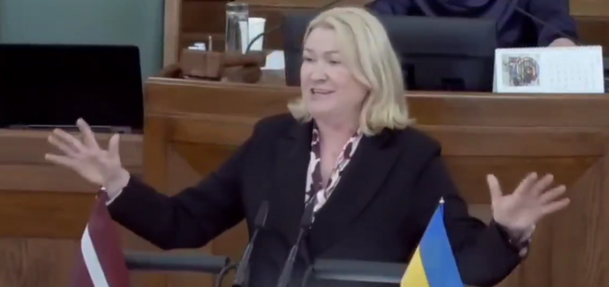 Linda Liepiņa. Foto: Ekrānuzņēmums no X