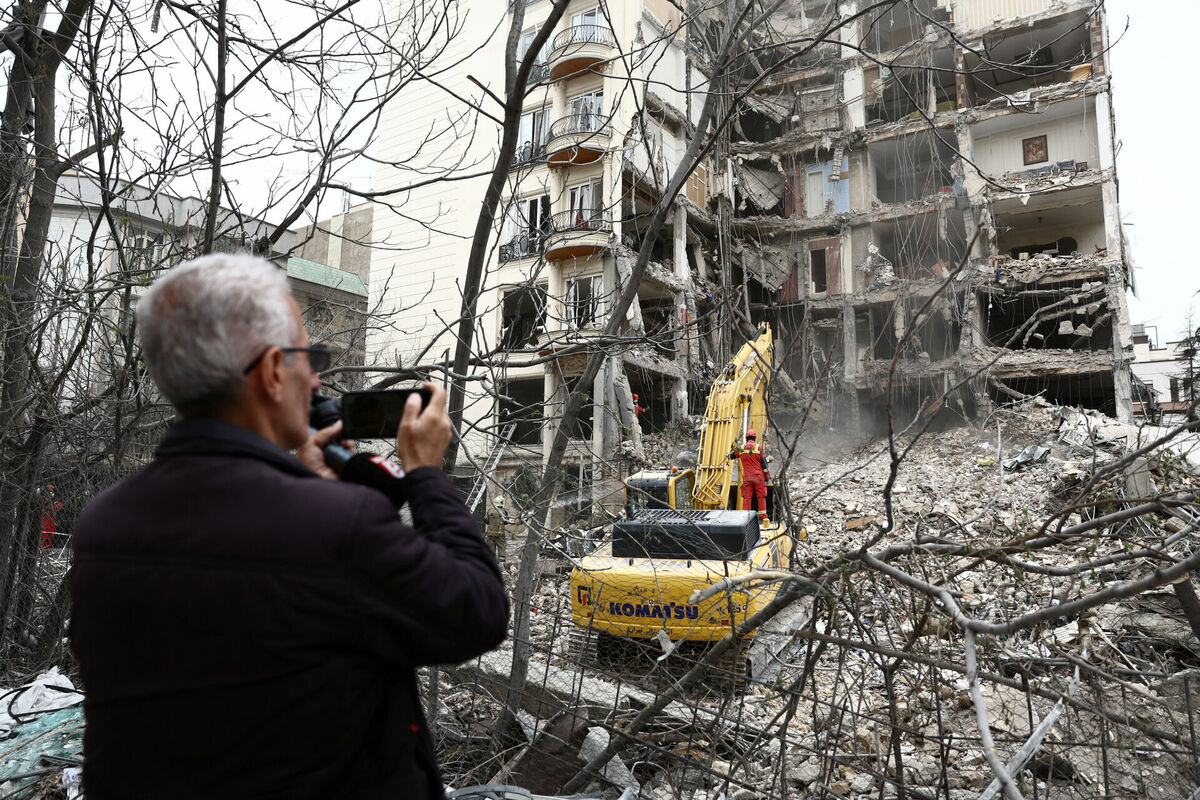 Postījumi Tehrānā, Irānā. Foto: Majid Asgaripour/WANA