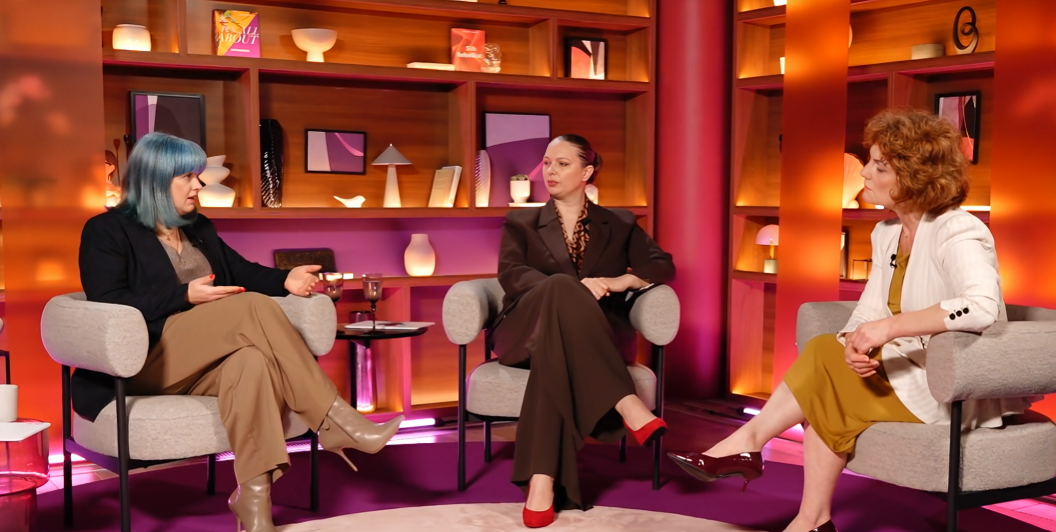 Foto: Ekrānuzņēmums no raidījuma "Dāmas ar Drāmu"