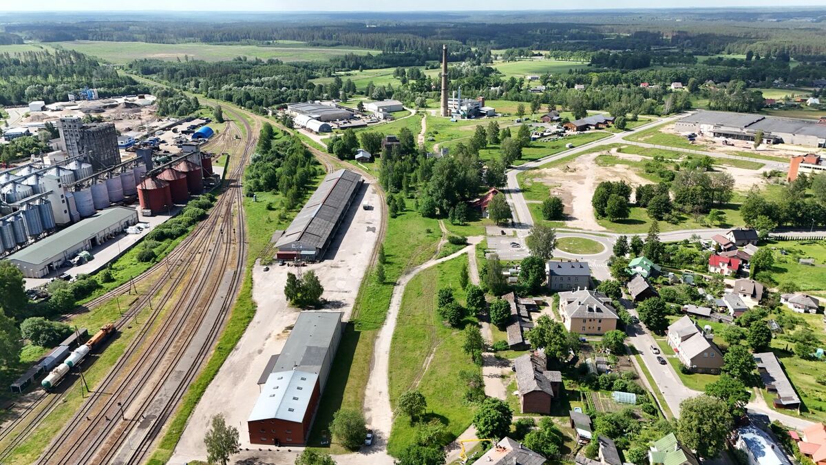 Teritorija ap Pleskavas ielu Valmierā. Foto: Publicitātes attēls