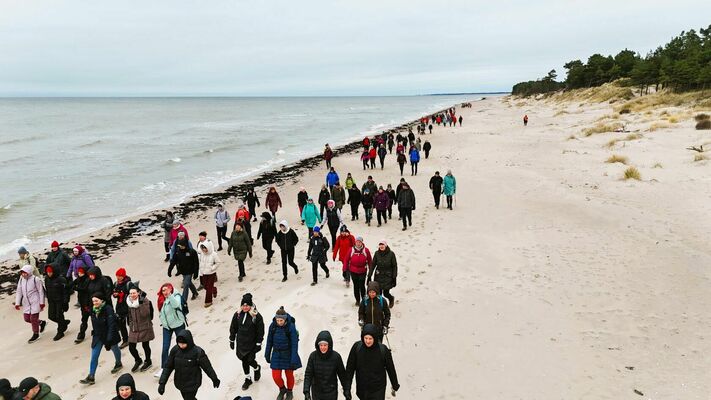 Pārgājienu seriāls “izPĒDO Dienvidkurzemi” . Foto: Publicitātes foto