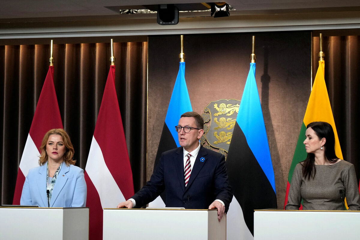 Baltijas valstu premjerministri. Foto: REUTERS/Ints Kalnins