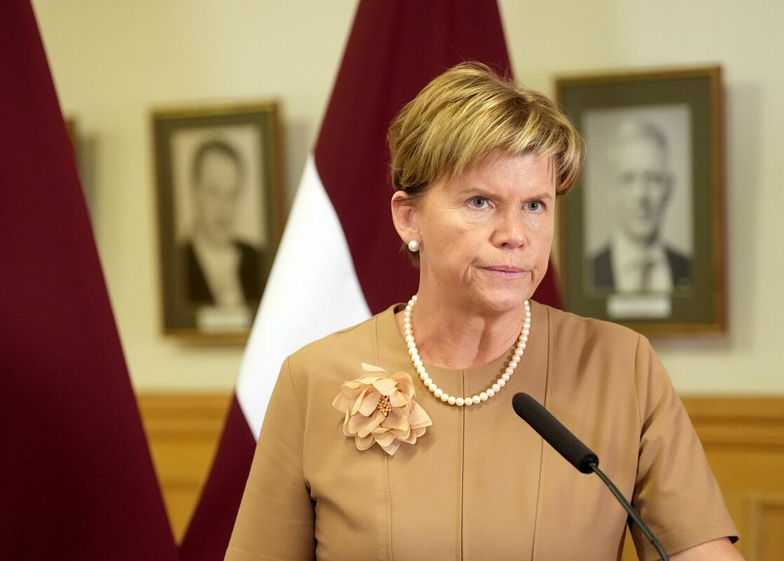 Latvijas ārlietu ministre Baiba Braže. Foto: LETA
