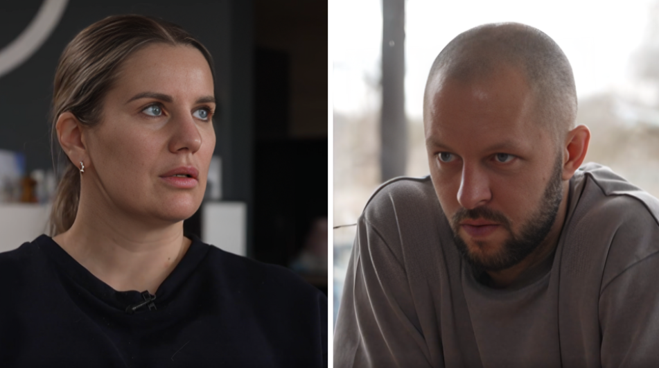 Ekrānuzņēmumi no raidījuma "Ģimene burkā"