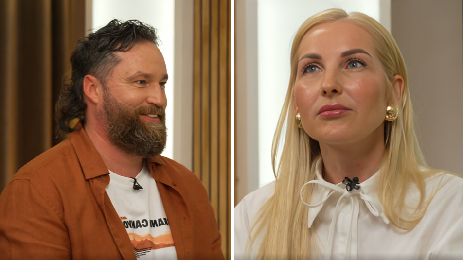 Ekrānuzņēmumi no raidījuma "Burku studijā!"