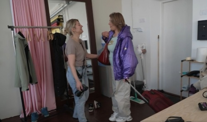 krānuzņēmums no šova "Slavenības. Bez filtra"
