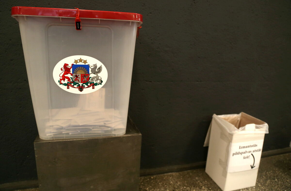 Vēlēšanu urna. Foto: Paula Čurkste/LETA