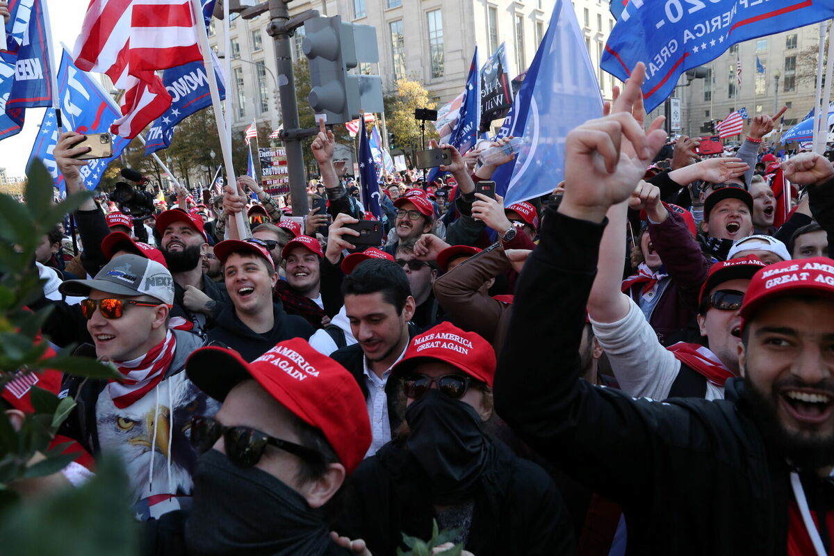 Donalda Trampa atbalstītāji. Foto: REUTERS/Leah Millis/Scanpix