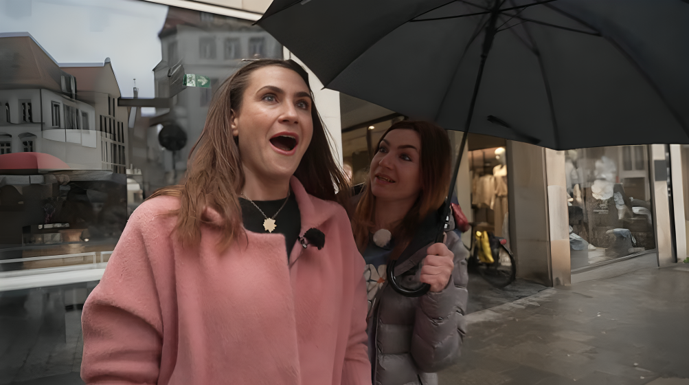 Ekrānuzņēmums no raidījuma "Ģimene burkā"