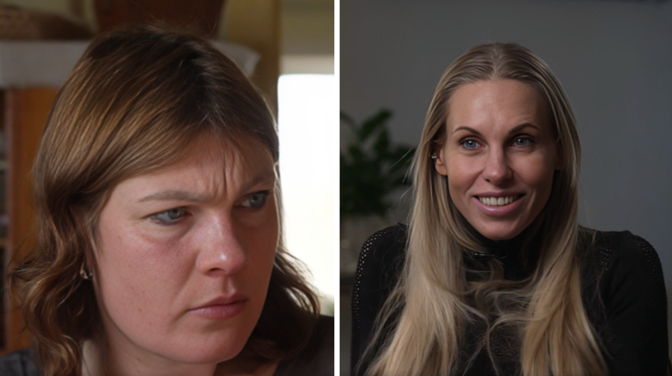 Ekrānuzņēmumi no raidījuma "Slavenības. Bez filtra"