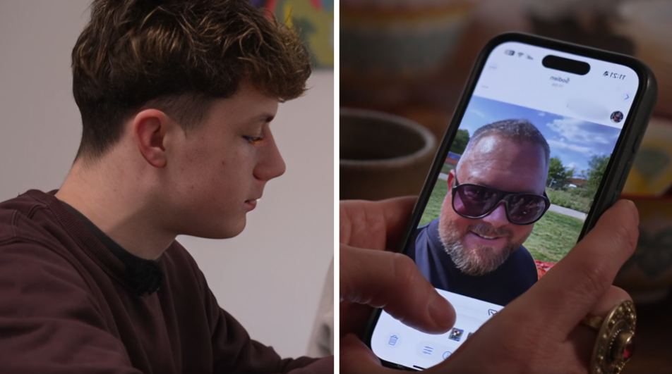 Ekrānuzņēmumi no raidījuma "Ģimene burkā"