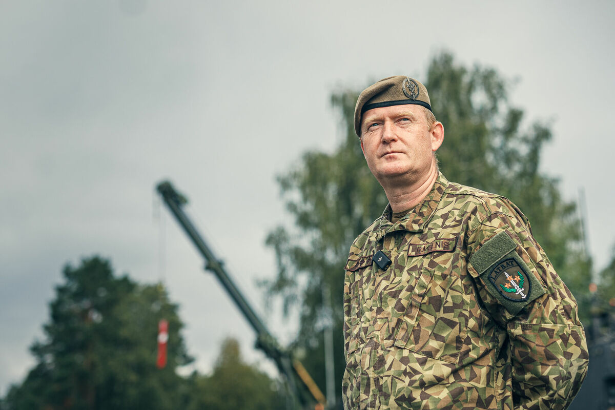 Raivis Melnis. Foto: Latvijas armija