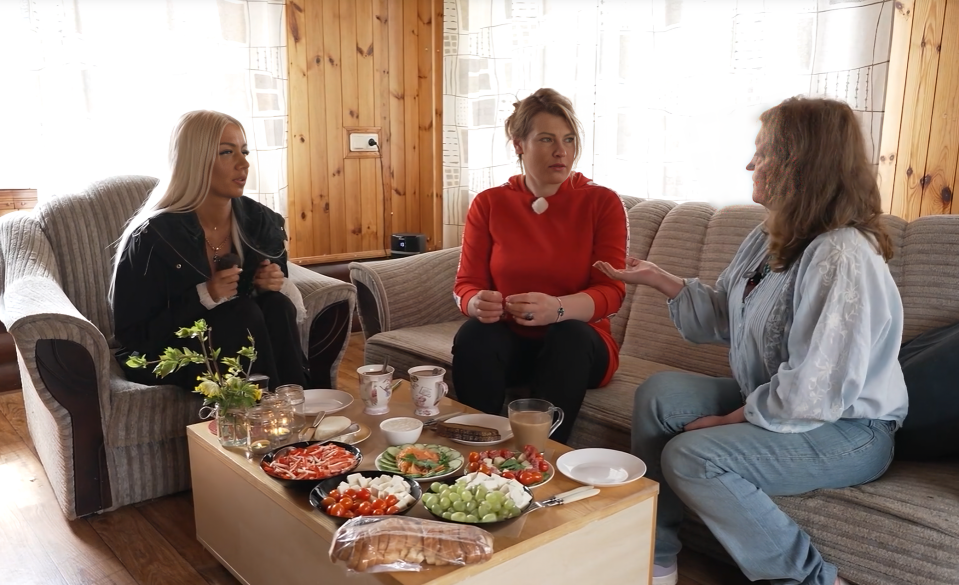 Foto: Ekrānuzņēmums no raidījuma "Slavenības. Bez filtra" 