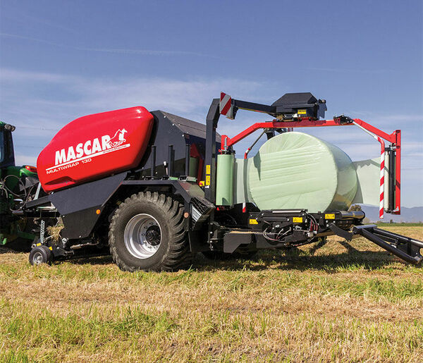 Kombinētā prese MASCAR Multiwrap 130. Foto: SIA “Kalnakrogs”