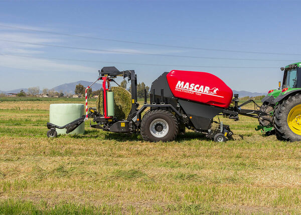Kombinētā prese MASCAR Multiwrap 130. Foto: SIA “Kalnakrogs”