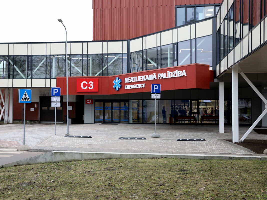 Rīgas Austrumu klīniskās universitātes slimnīca. Foto: LETA