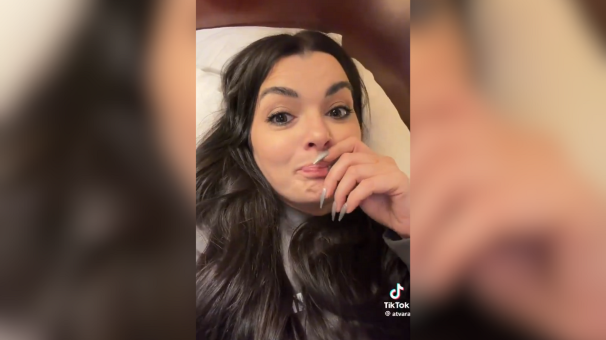 Atvara. Foto: Ekrānuzņēmums no "TikTok"