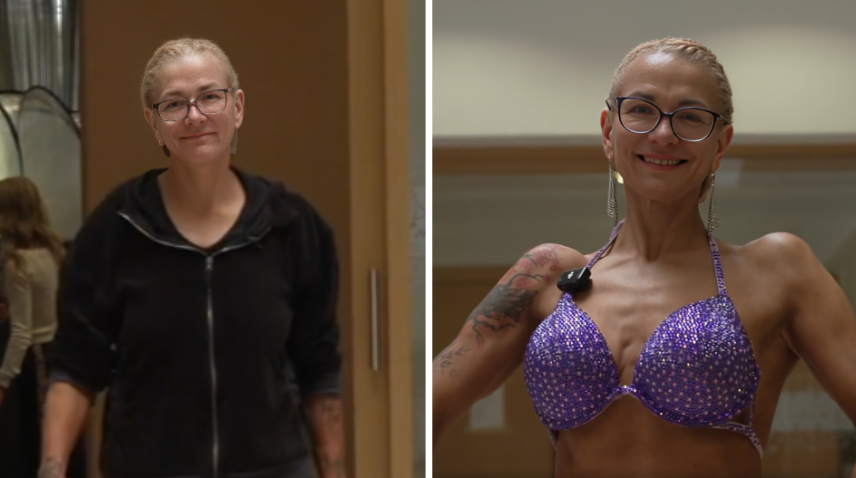 Ekrānuzņēmumi no raidījuma "Ģimene burkā"