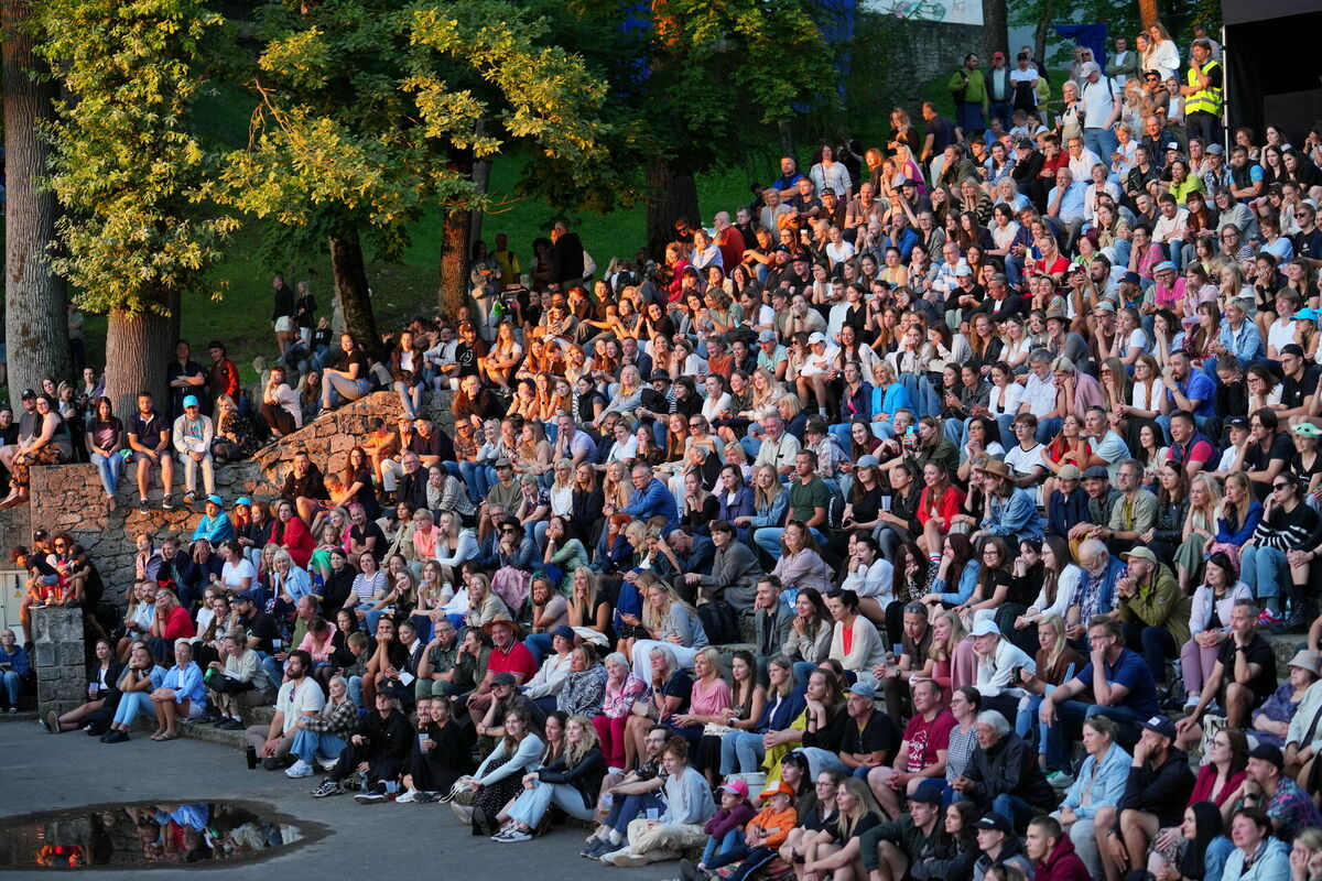 Cēsu pils parks. Foto: Evija Trifanova/LETA