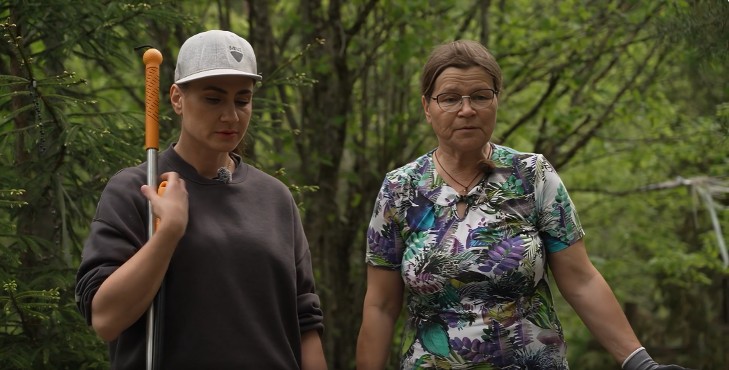 Ekrānuzņēmums no raidījuma "Ģimene burkā"
