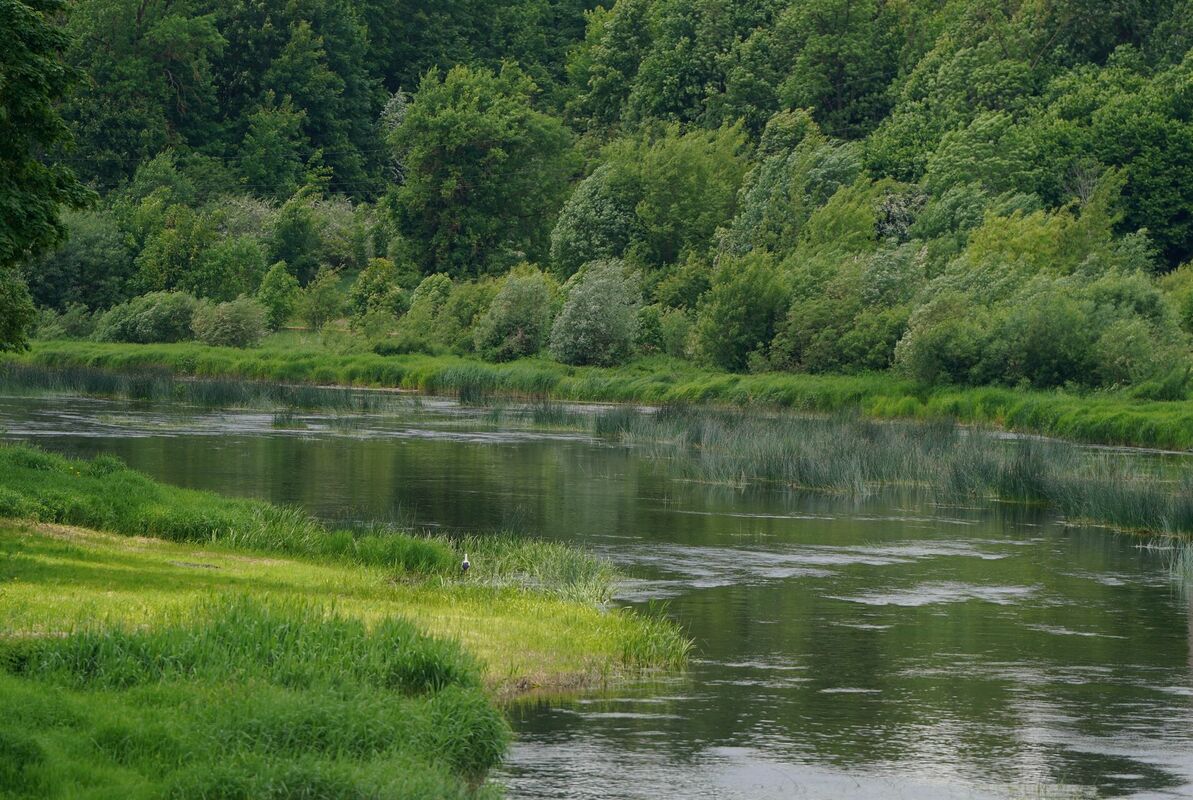 Mēmeles upe Bauskā. Foto: LETA