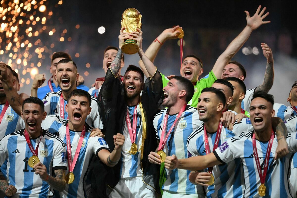 Argentīnas futbola izlase. Foto: FRANCK FIFE / AFP / Scanpix