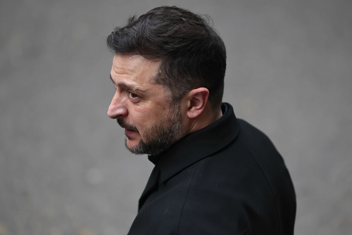 Volodimirs Zelenskis. Foto:  EPA/NEIL HALL