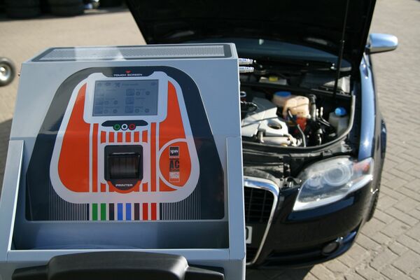Auto kondicionieru diagnostika, Foto: Riepugaraza.lv / Riepu garāža
