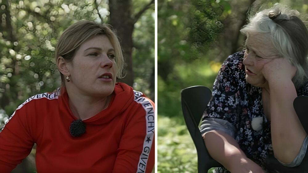 Ekrānuzņēmums no šova "Slavenības. Bez filtra"