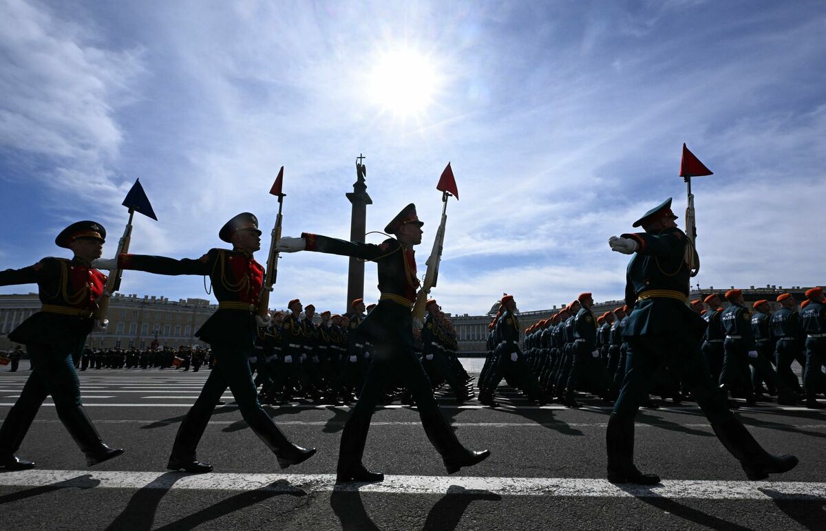 Okupantu militāristi. Foto: Olga MALTSEVA / AFP / Scanpix